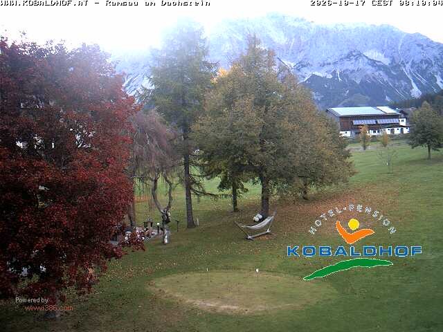 Archiv Foto Webcam Ramsau am Dachstein: Golfplatz am Kobaldhof