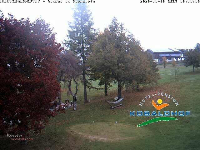 Archiv Foto Webcam Ramsau am Dachstein: Golfplatz am Kobaldhof