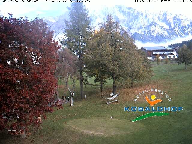 Archiv Foto Webcam Ramsau am Dachstein: Golfplatz am Kobaldhof