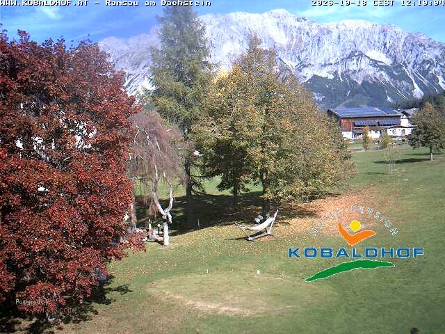 Archiv Foto Webcam Ramsau am Dachstein: Golfplatz am Kobaldhof