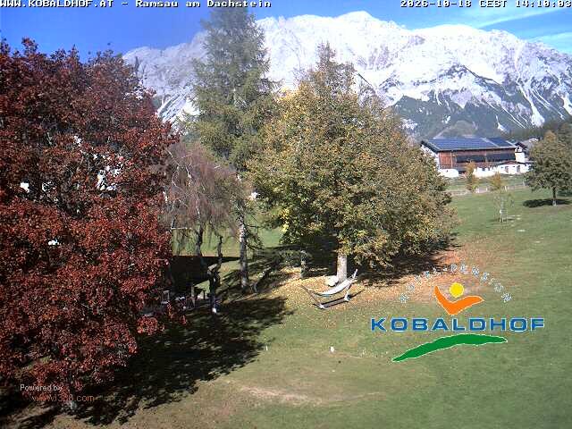 Archiv Foto Webcam Ramsau am Dachstein: Golfplatz am Kobaldhof