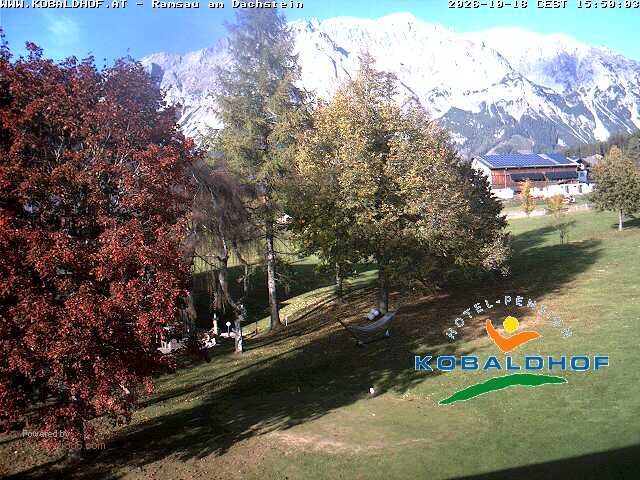Archiv Foto Webcam Ramsau am Dachstein: Golfplatz am Kobaldhof