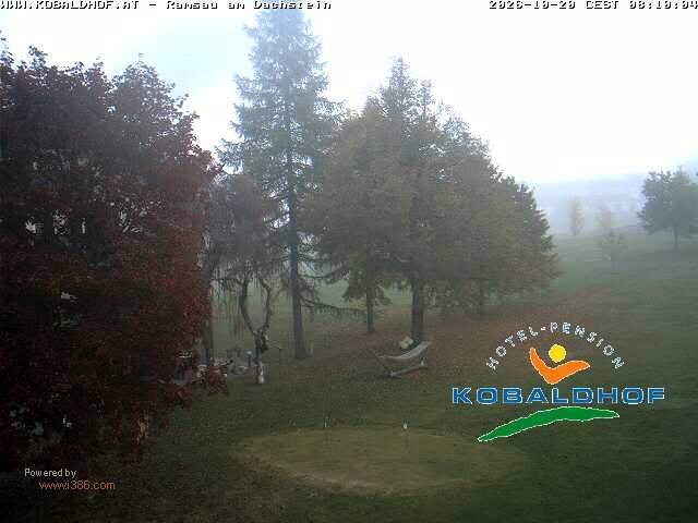 Archiv Foto Webcam Ramsau am Dachstein: Golfplatz am Kobaldhof