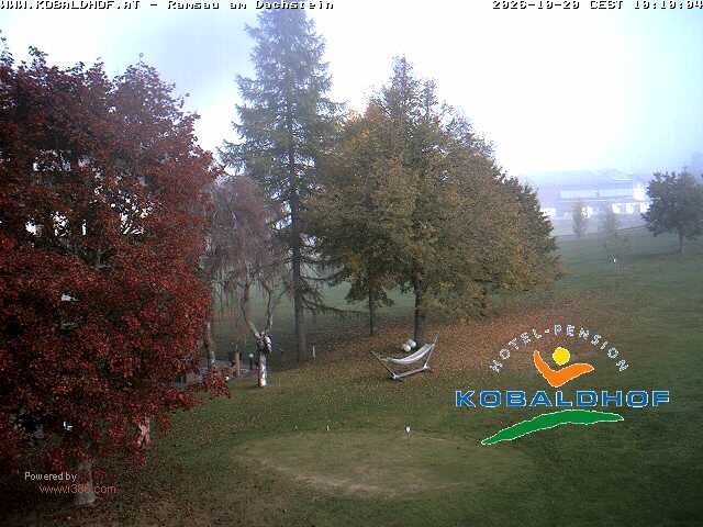 Archiv Foto Webcam Ramsau am Dachstein: Golfplatz am Kobaldhof
