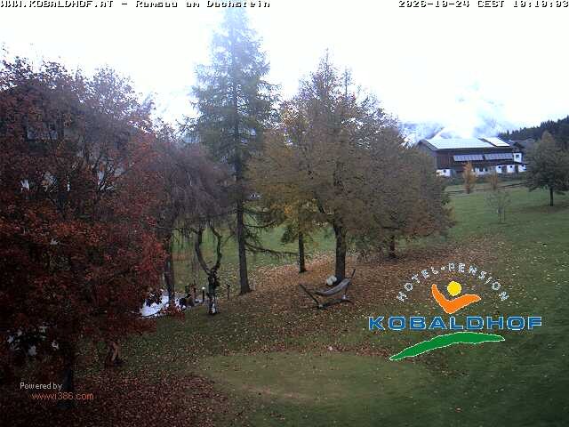 Archiv Foto Webcam Ramsau am Dachstein: Golfplatz am Kobaldhof
