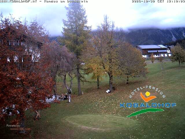 Archiv Foto Webcam Ramsau am Dachstein: Golfplatz am Kobaldhof
