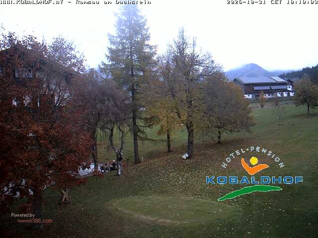 Archiv Foto Webcam Ramsau am Dachstein: Golfplatz am Kobaldhof