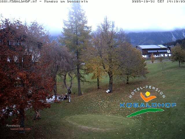 Archiv Foto Webcam Ramsau am Dachstein: Golfplatz am Kobaldhof