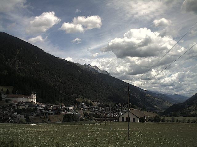 Archived image Webcam Disentis, Grisons
