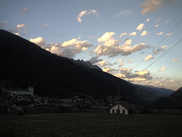 Archived image Webcam Disentis, Grisons
