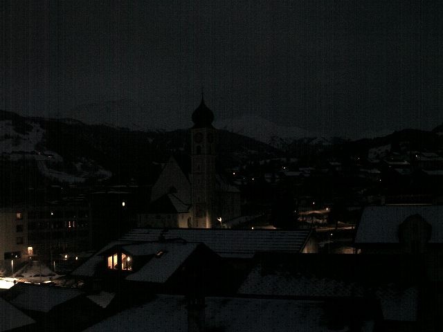 Archiv Foto Webcam Disentis/Mustér, Sogn Gions Kirche