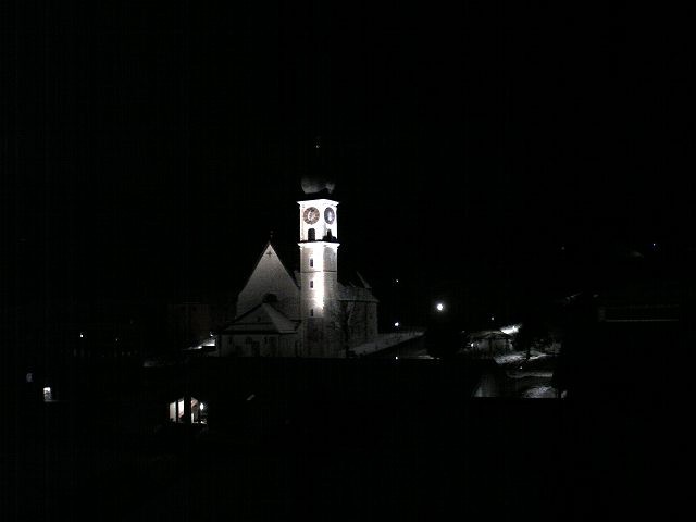 Archived image Webcam Disentis/Mustér, Sogn Gions church