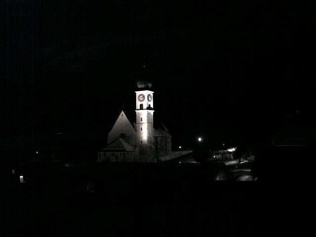Archived image Webcam Disentis/Mustér, Sogn Gions church