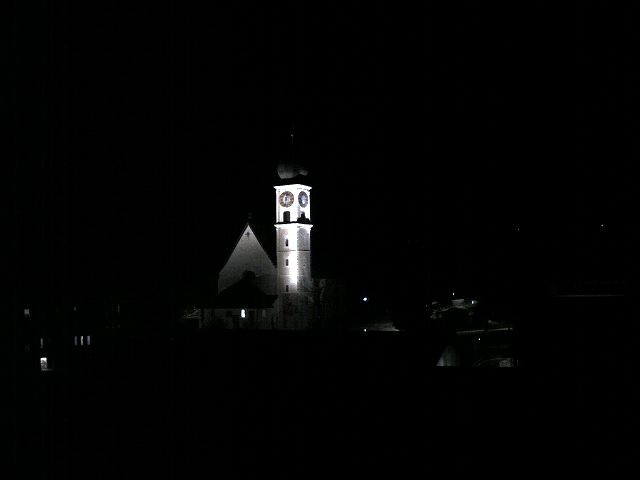 Archiv Foto Webcam Disentis/Mustér, Sogn Gions Kirche