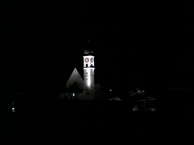 Archiv Foto Webcam Disentis/Mustér, Sogn Gions Kirche