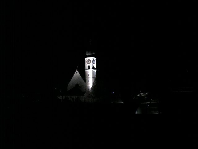 Archived image Webcam Disentis/Mustér, Sogn Gions church