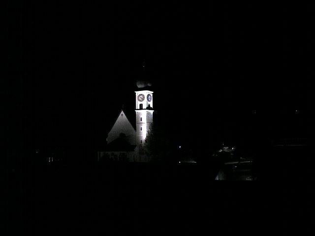Archived image Webcam Disentis/Mustér, Sogn Gions church