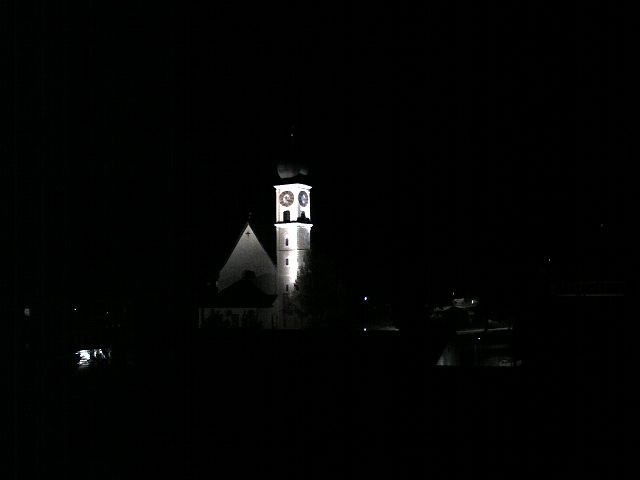 Archived image Webcam Disentis/Mustér, Sogn Gions church