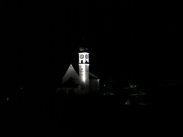 Archiv Foto Webcam Disentis/Mustér, Sogn Gions Kirche