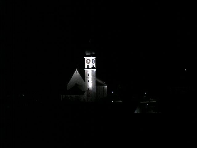 Archiv Foto Webcam Disentis/Mustér, Sogn Gions Kirche