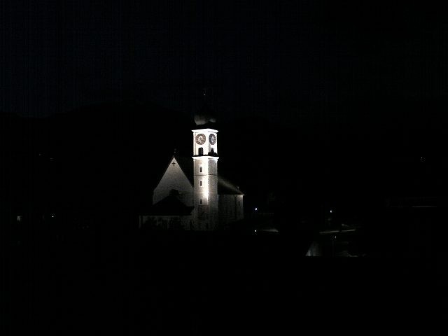 Archiv Foto Webcam Disentis/Mustér, Sogn Gions Kirche