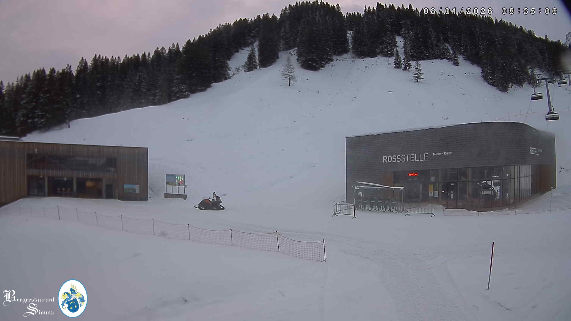 Archiv Foto Webcam Mellau: Sonnenterrasse Bergrestaurant Simma