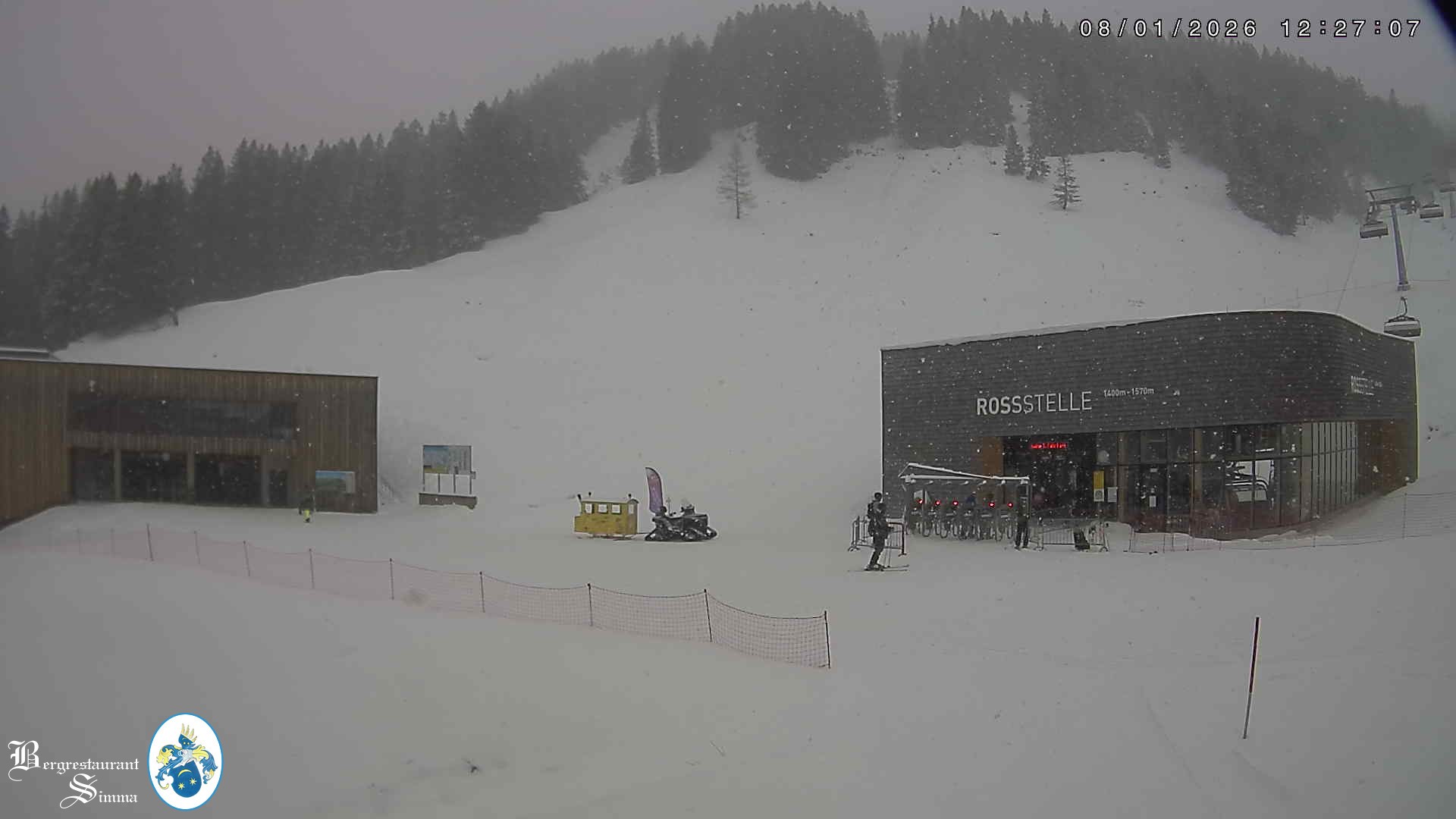 Archiv Foto Webcam Mellau: Sonnenterrasse Bergrestaurant Simma