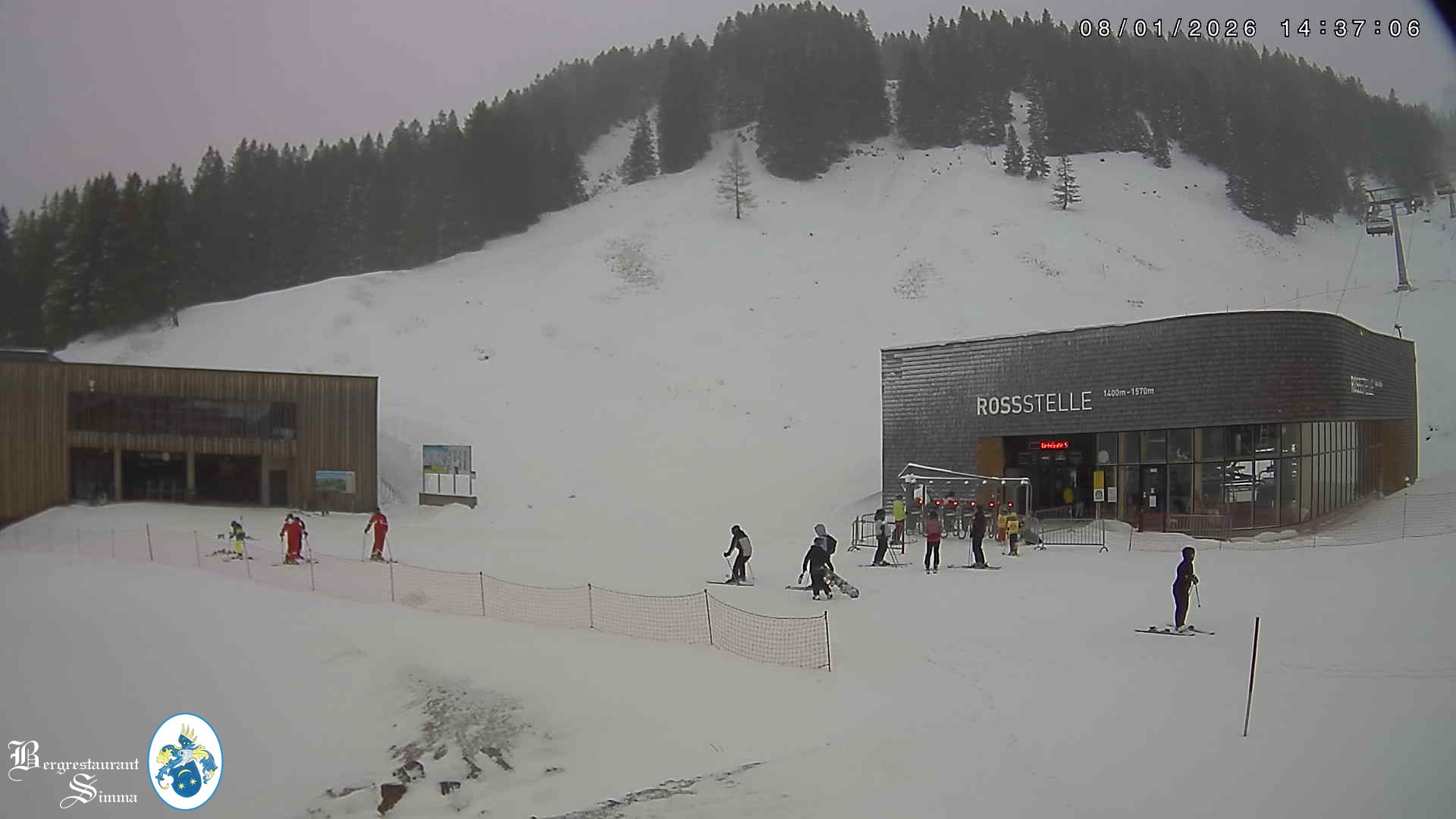 Archiv Foto Webcam Mellau: Sonnenterrasse Bergrestaurant Simma