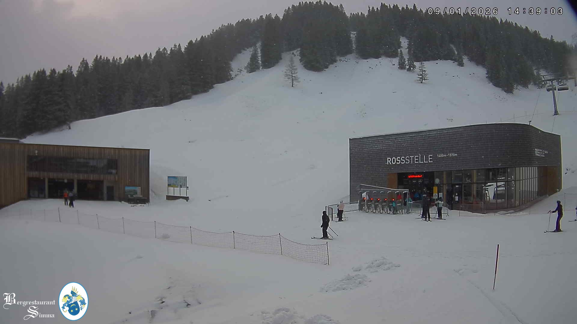 Archiv Foto Webcam Mellau: Sonnenterrasse Bergrestaurant Simma