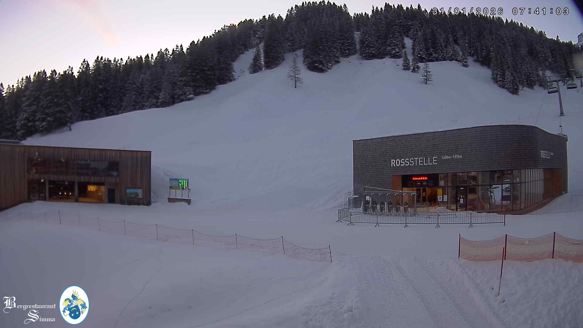 Archiv Foto Webcam Mellau: Sonnenterrasse Bergrestaurant Simma