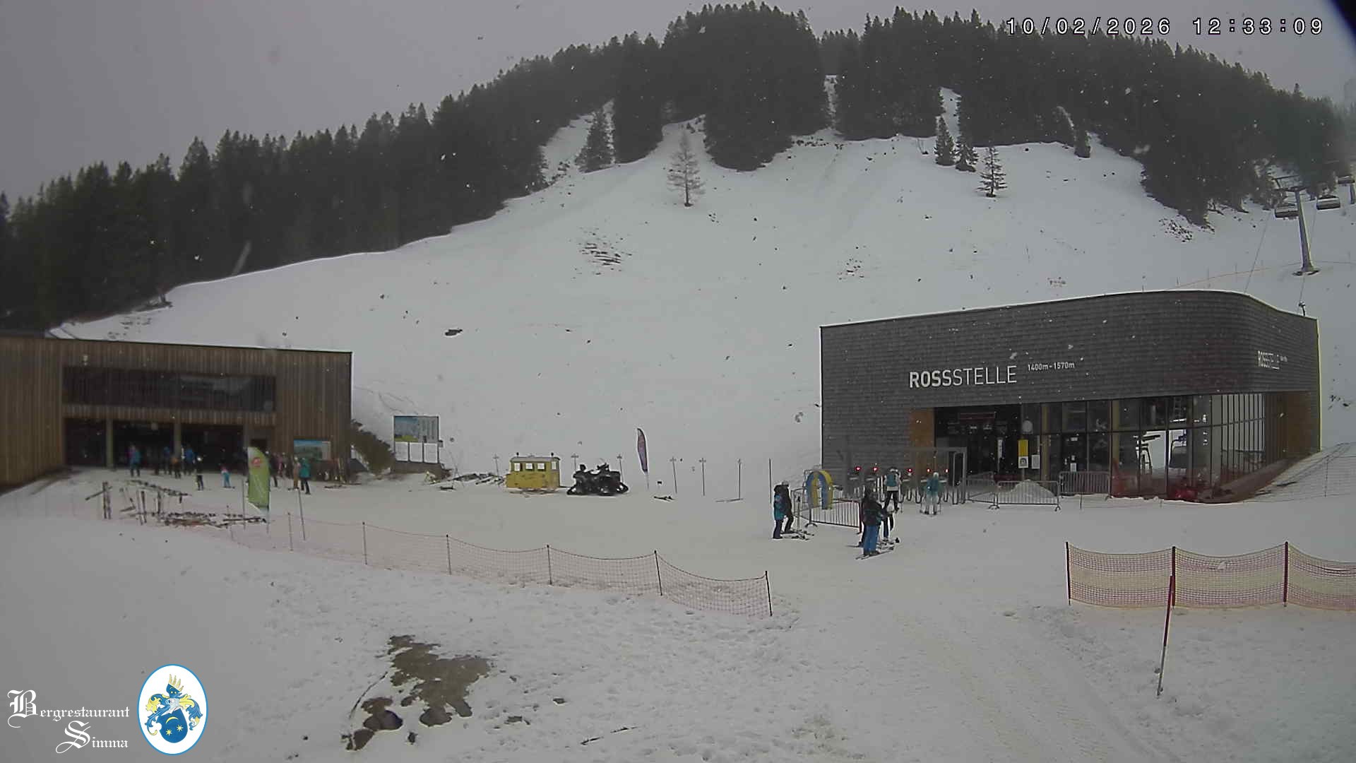 Archiv Foto Webcam Mellau: Sonnenterrasse Bergrestaurant Simma