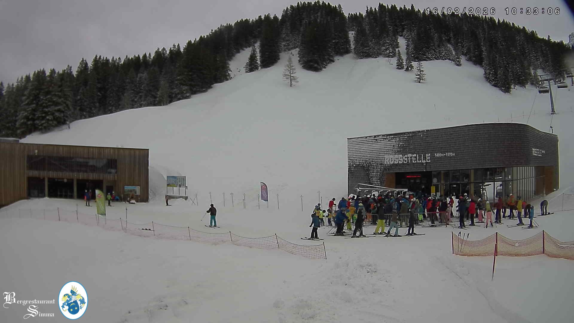 Archiv Foto Webcam Mellau: Sonnenterrasse Bergrestaurant Simma