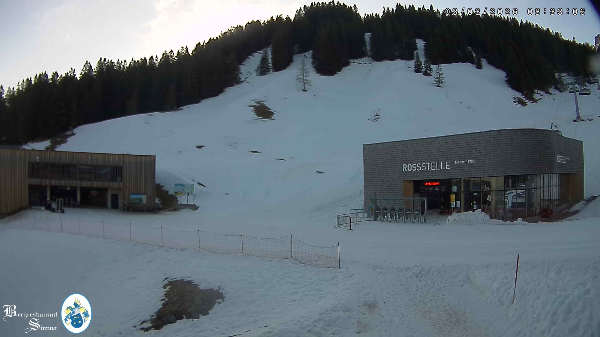 Archiv Foto Webcam Mellau: Sonnenterrasse Bergrestaurant Simma