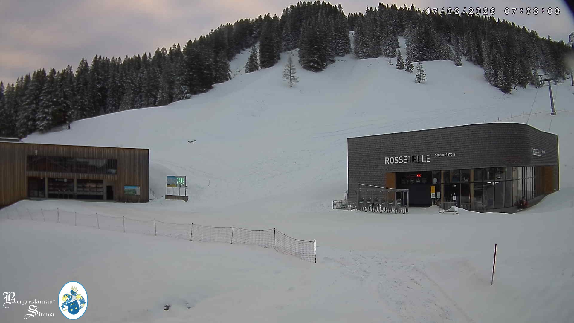 Archiv Foto Webcam Mellau: Sonnenterrasse Bergrestaurant Simma