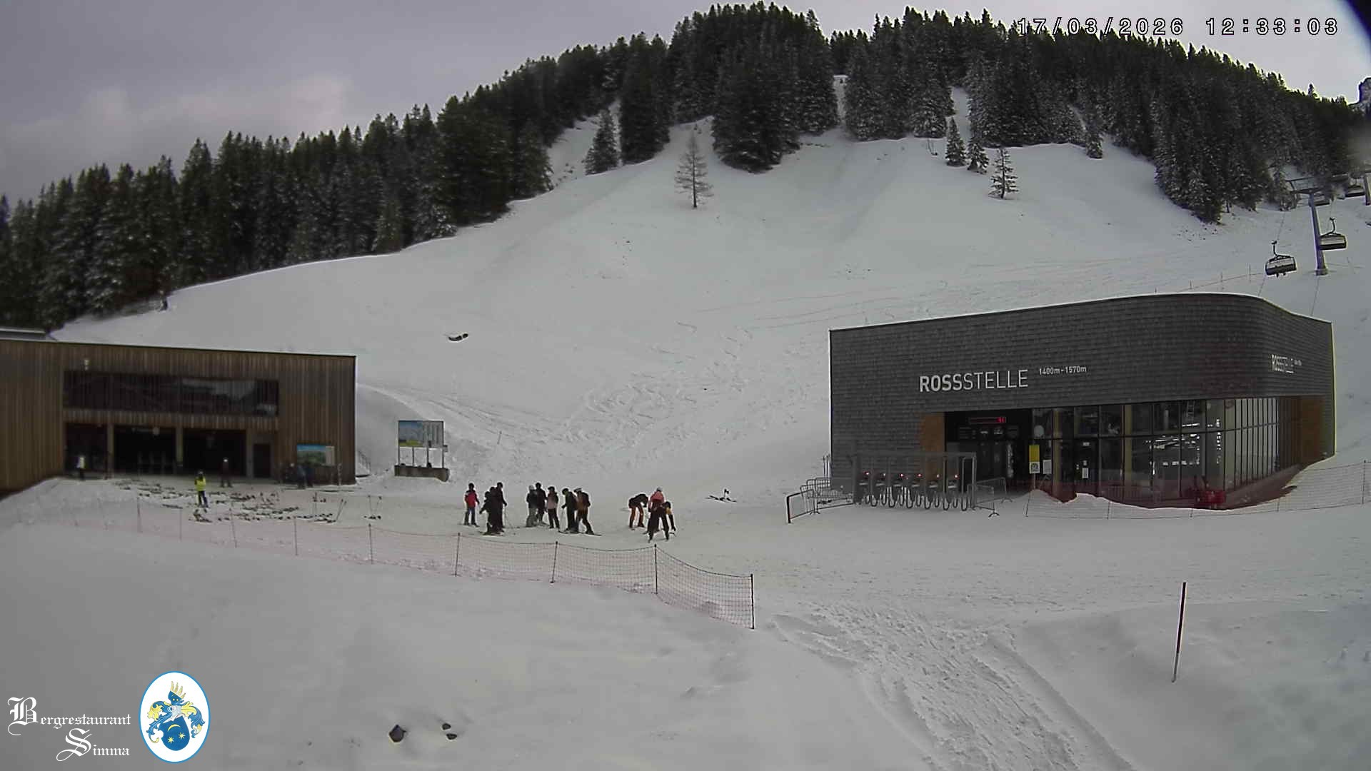 Archiv Foto Webcam Mellau: Sonnenterrasse Bergrestaurant Simma