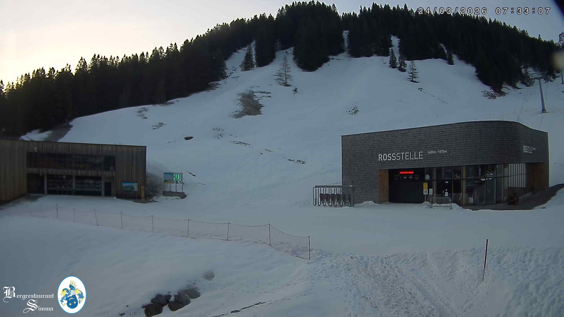 Archiv Foto Webcam Mellau: Sonnenterrasse Bergrestaurant Simma