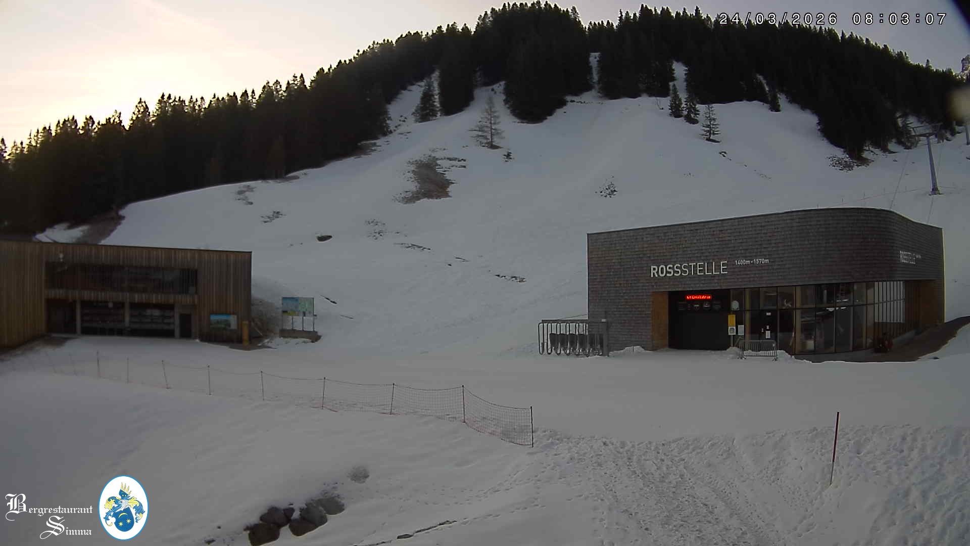 Archiv Foto Webcam Mellau: Sonnenterrasse Bergrestaurant Simma