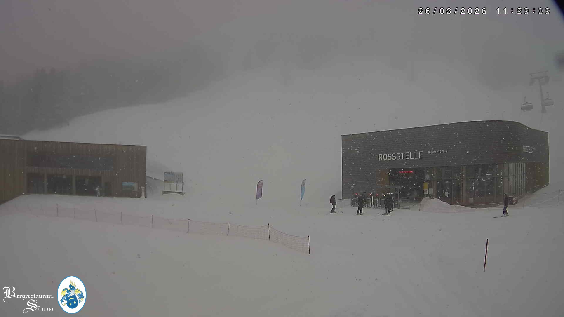 Archiv Foto Webcam Mellau: Sonnenterrasse Bergrestaurant Simma