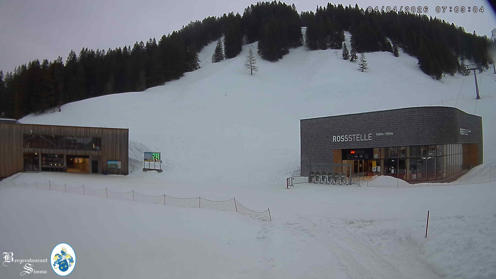 Archiv Foto Webcam Mellau: Sonnenterrasse Bergrestaurant Simma