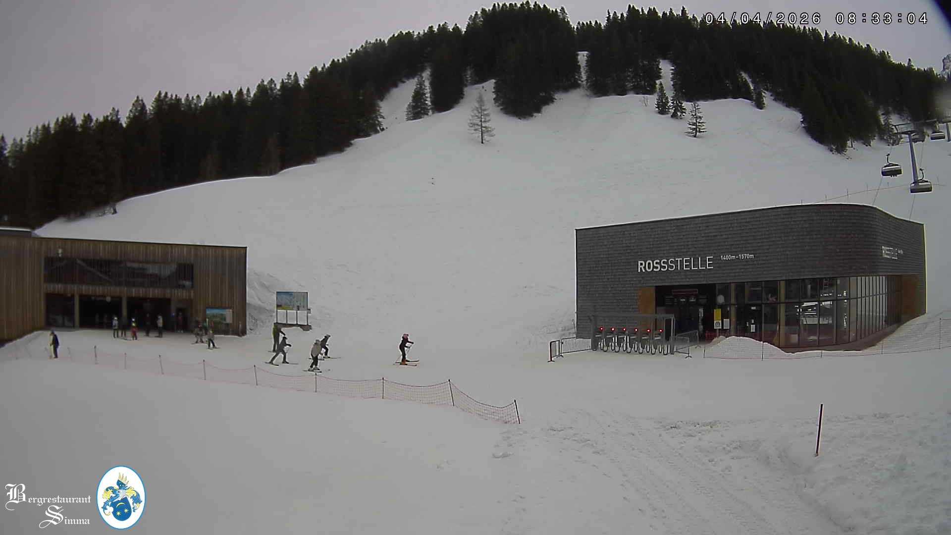 Archiv Foto Webcam Mellau: Sonnenterrasse Bergrestaurant Simma