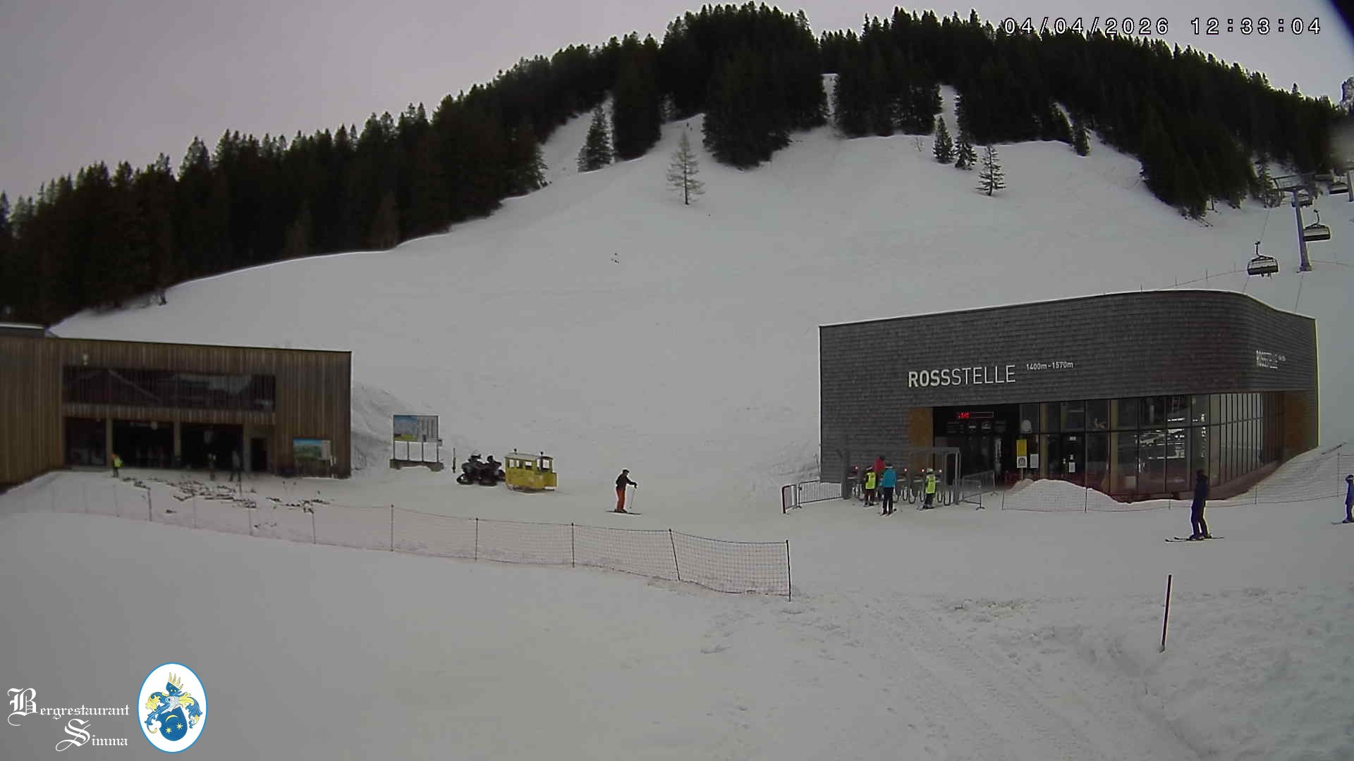 Archiv Foto Webcam Mellau: Sonnenterrasse Bergrestaurant Simma