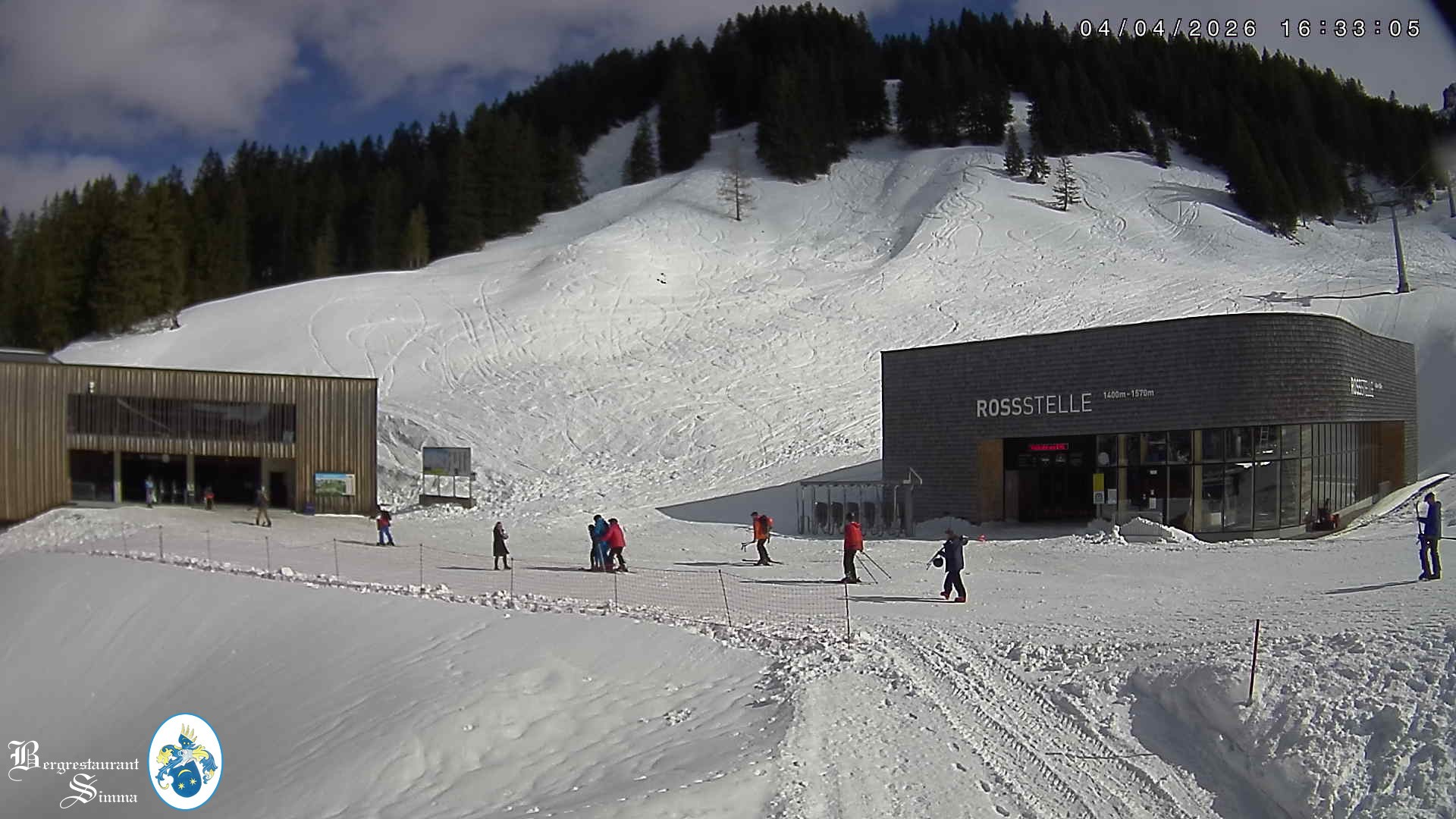 Archiv Foto Webcam Mellau: Sonnenterrasse Bergrestaurant Simma