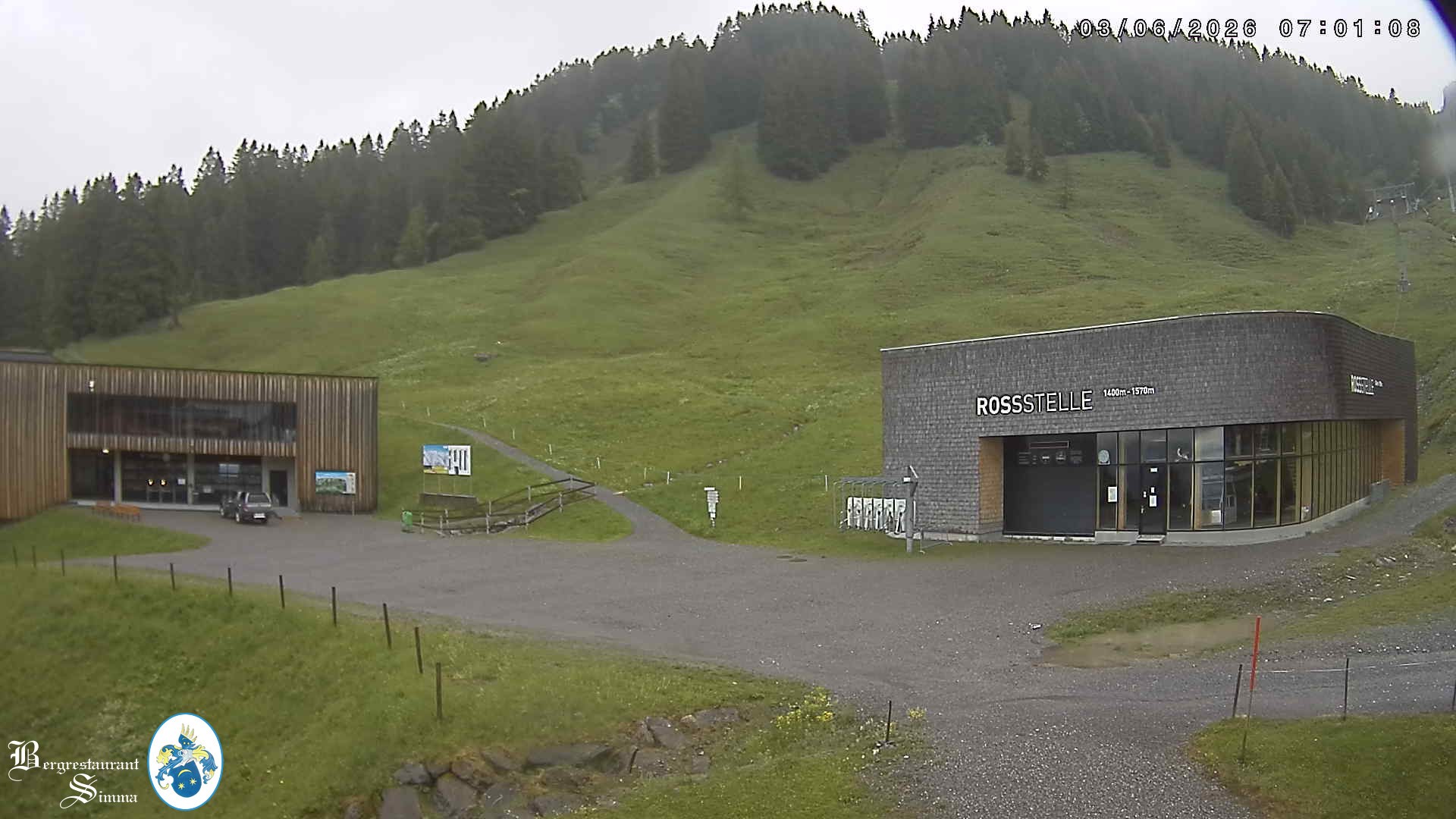Archiv Foto Webcam Mellau: Sonnenterrasse Bergrestaurant Simma