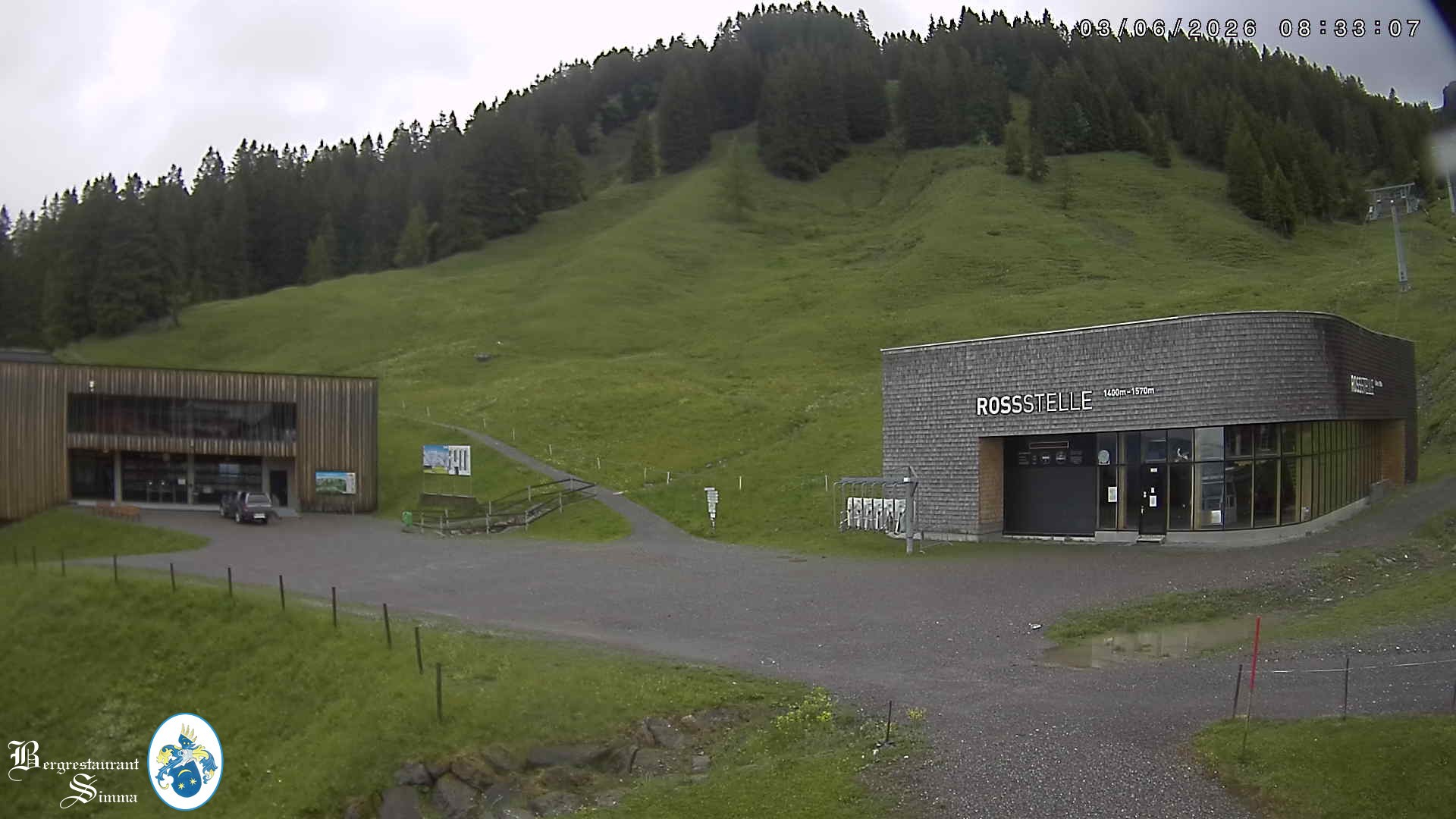 Archiv Foto Webcam Mellau: Sonnenterrasse Bergrestaurant Simma