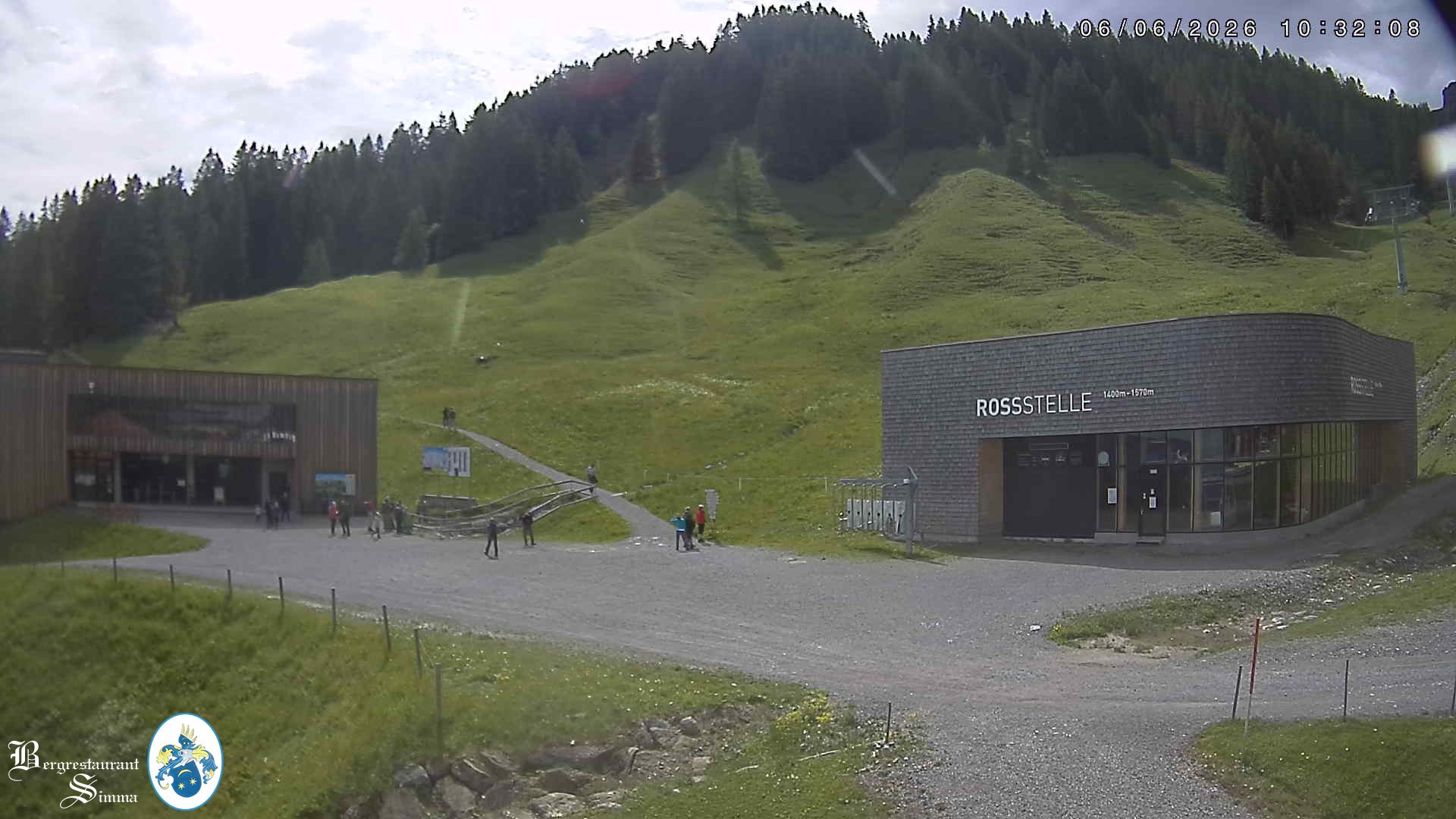 Archiv Foto Webcam Mellau: Sonnenterrasse Bergrestaurant Simma