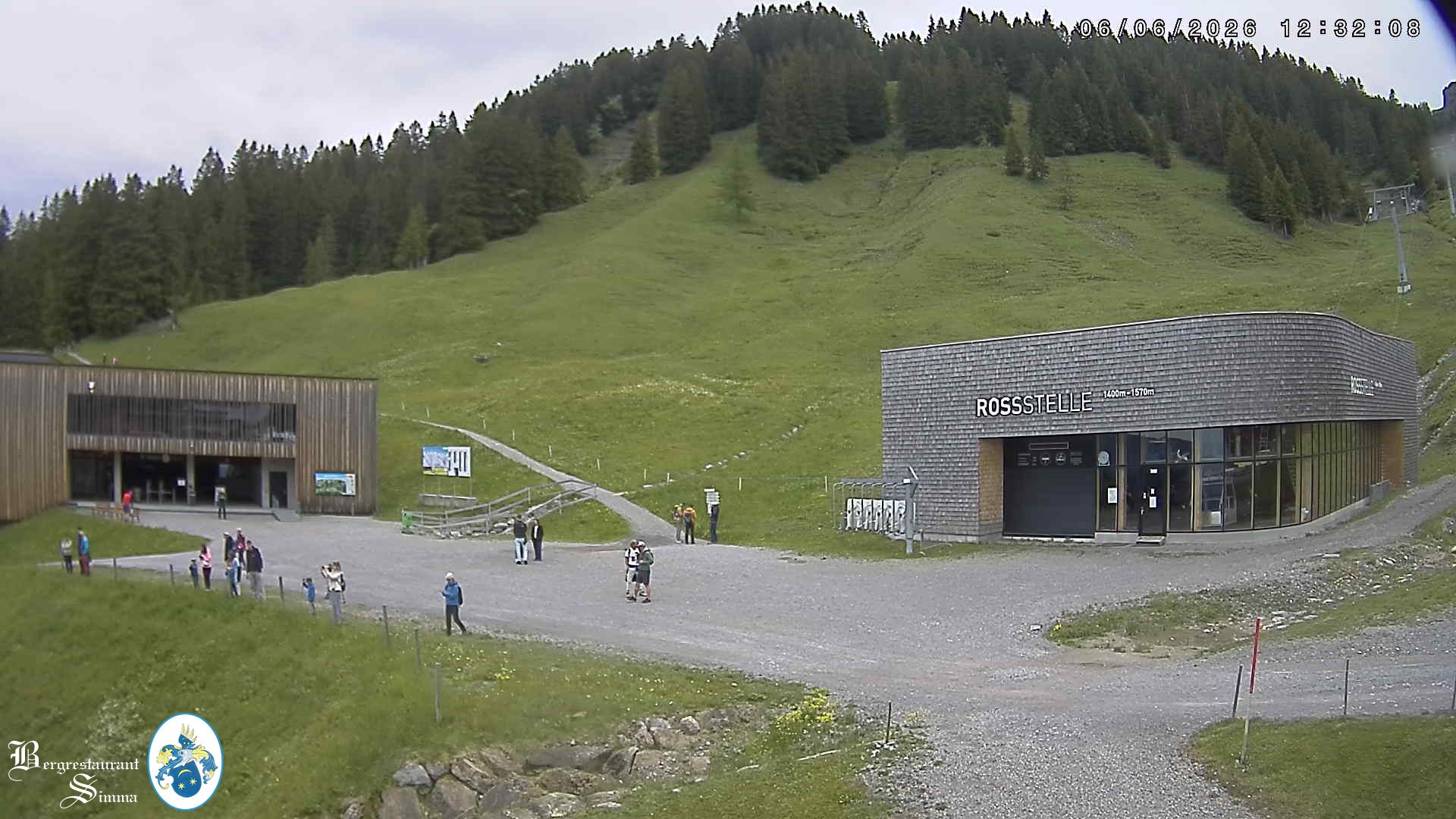 Archiv Foto Webcam Mellau: Sonnenterrasse Bergrestaurant Simma