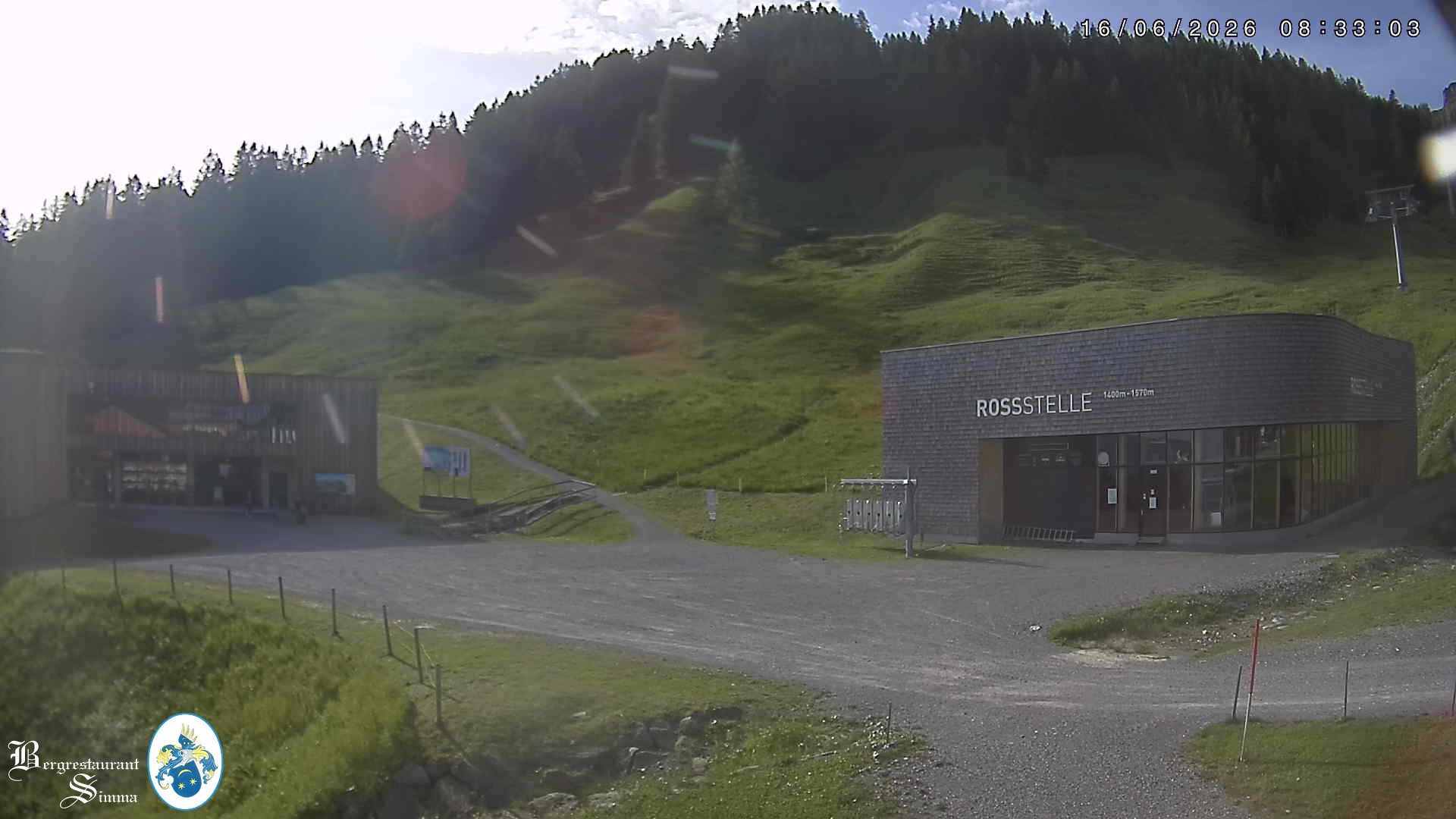 Archiv Foto Webcam Mellau: Sonnenterrasse Bergrestaurant Simma