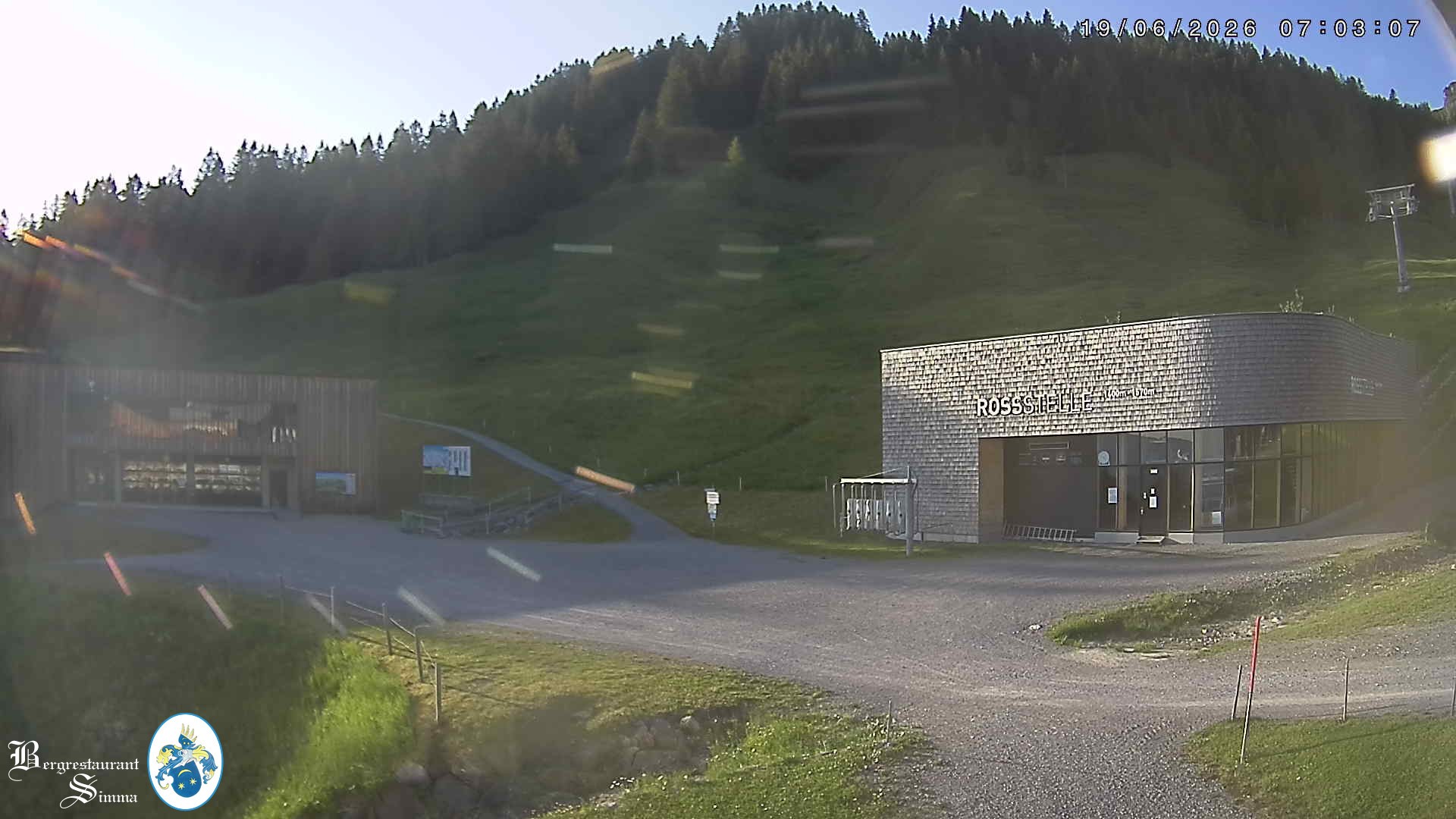 Archiv Foto Webcam Mellau: Sonnenterrasse Bergrestaurant Simma