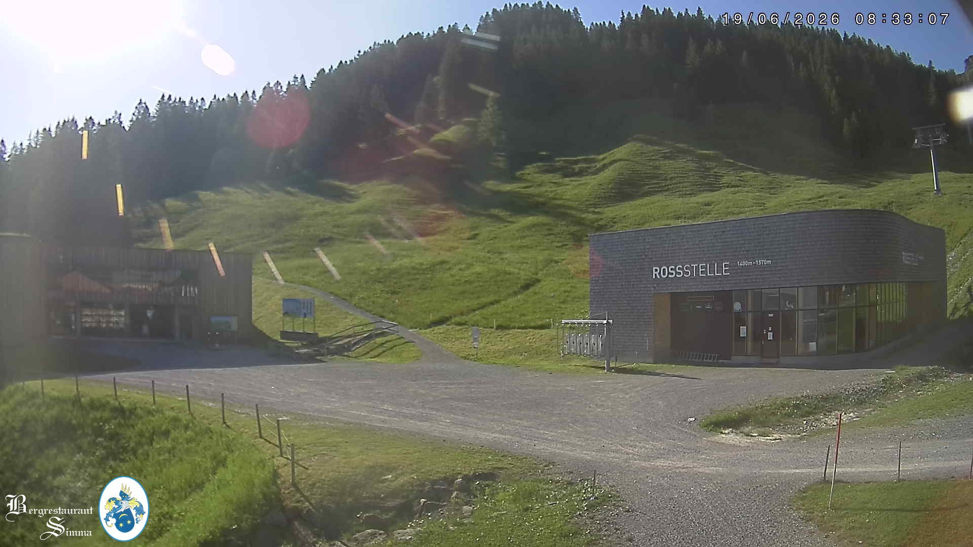 Archiv Foto Webcam Mellau: Sonnenterrasse Bergrestaurant Simma