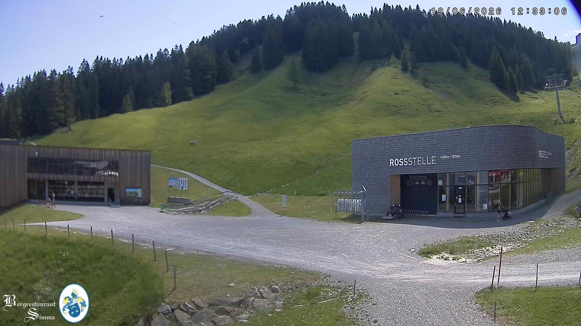 Archiv Foto Webcam Mellau: Sonnenterrasse Bergrestaurant Simma